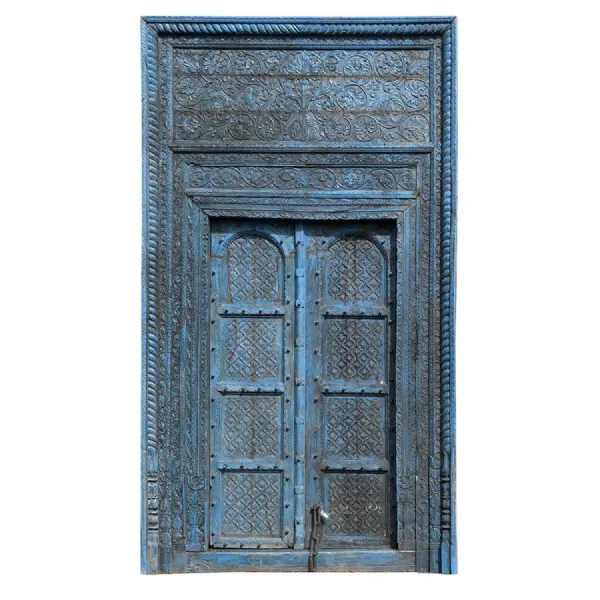 Blue Wooden Door