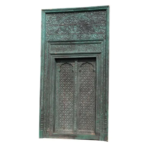 Green Wooden Door