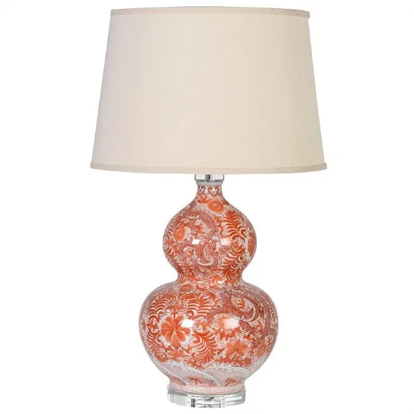 Bulbous Patterened Lamp