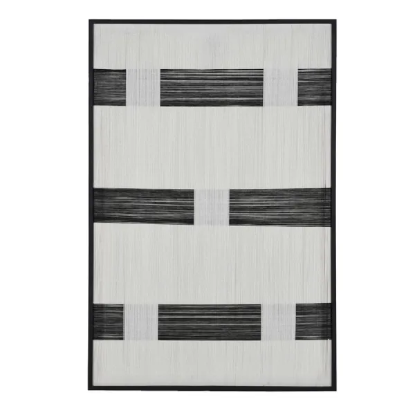 Black and White Woven Picture
