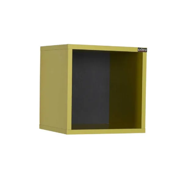 Adore Cube Wall Mounted Shelf Bedside Table Pear Green