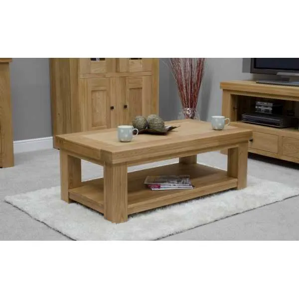 Bordeaux 4 x 2 Coffee Table With shelf