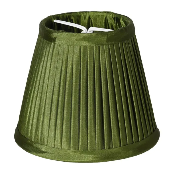 Small Olive Green Pleated Shade Only