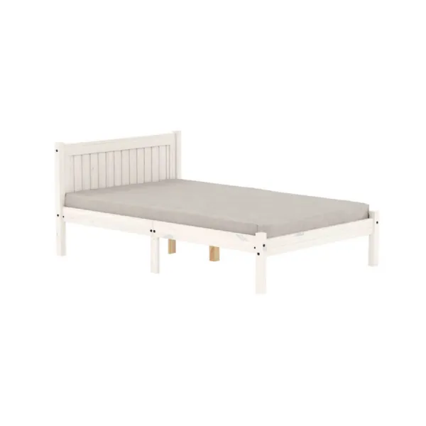 135cm Rio Bed White Wash