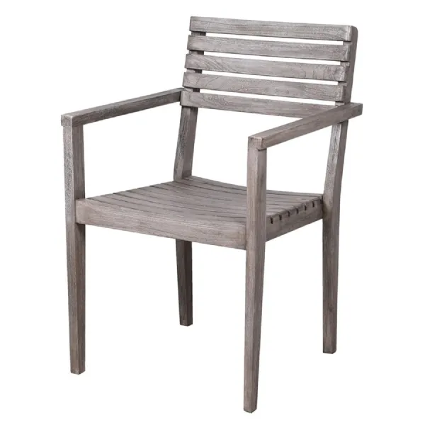 Teak Grey Dining Chair