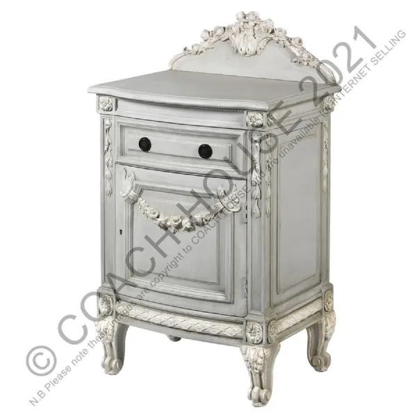 Fontainebleau Single Door Single Drawer Bedside