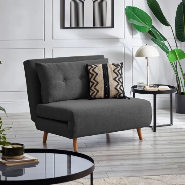 Rowan Single Sofabed Mid Grey