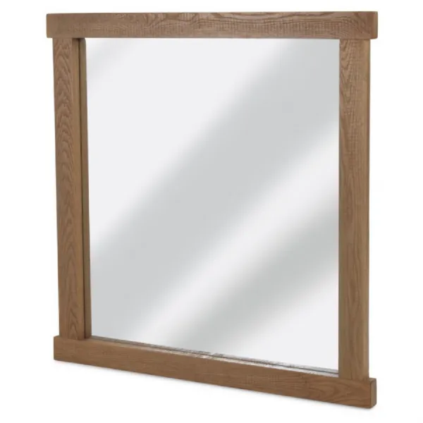Rough Sawn Oak Mirror