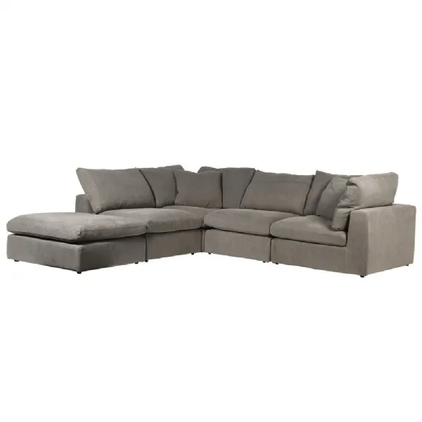 Ryan Stone Grey Corner Sofa