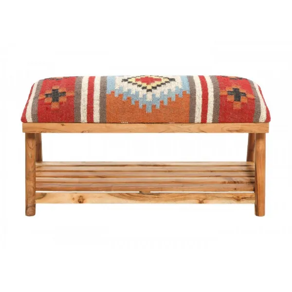 Red Storage Bench