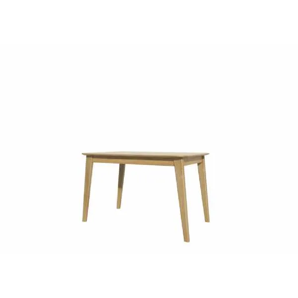 Nordic Scandic Light Oak Small Dining Kitchen Table 125cm x 80cm