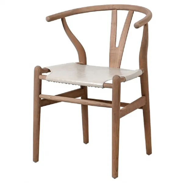 Open Back Chair Grey Seat