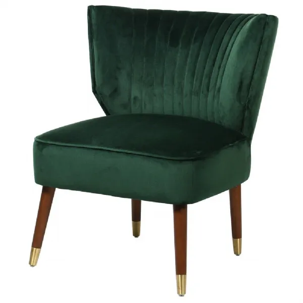 Basil Green Accent Chair