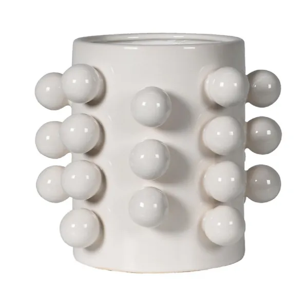 White Bobble Vase