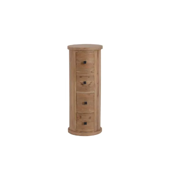 Modern Solid Mango Wood 4 Drawer Chest