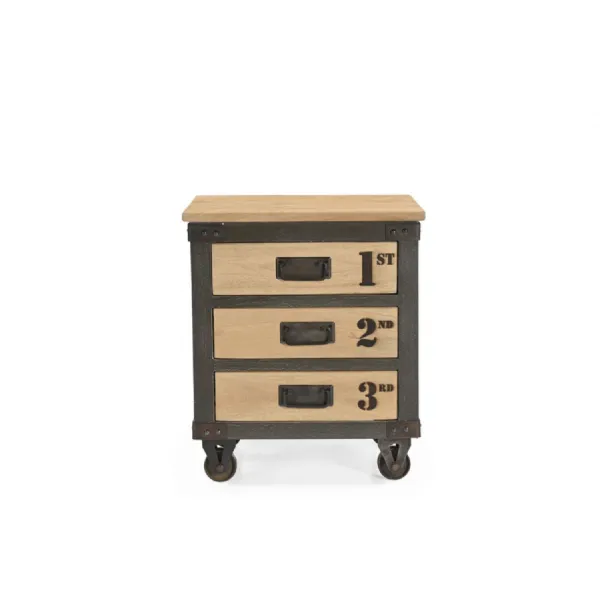 3 Drawer Chest on Wheels