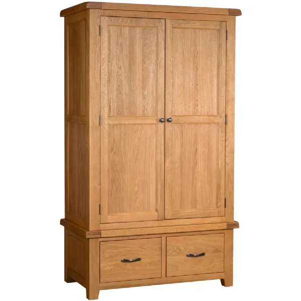 Double Wardrobe With 2 Drawers