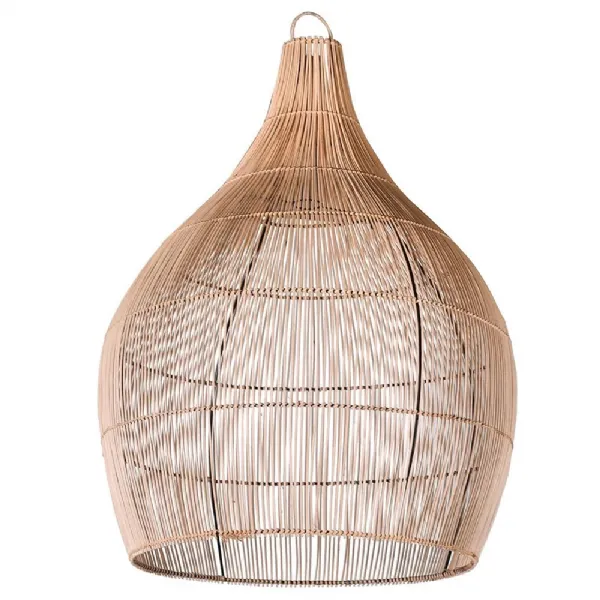 Vase Shape Rattan Shade
