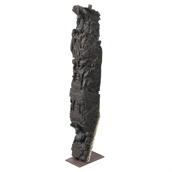 Wooden Bricket On Stand