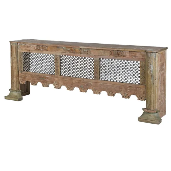 Wooden Jali Console Table
