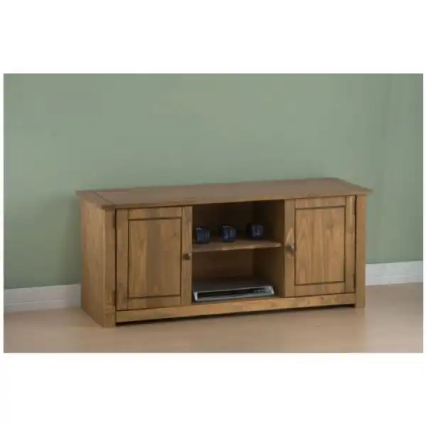 Santana Solid Pine 2 Door TV Unit