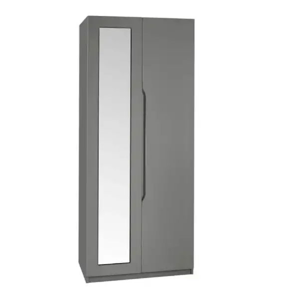 Montana 4 Colour All Gloss 2 Door Wardrobe With Mirror
