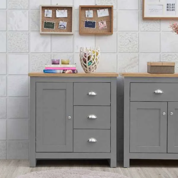 1 Door 3 Drawer Sideboard