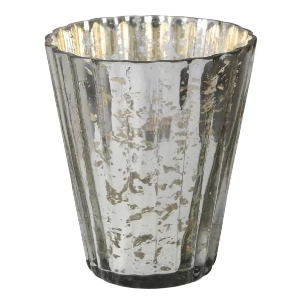Antique Silver Candle Holder