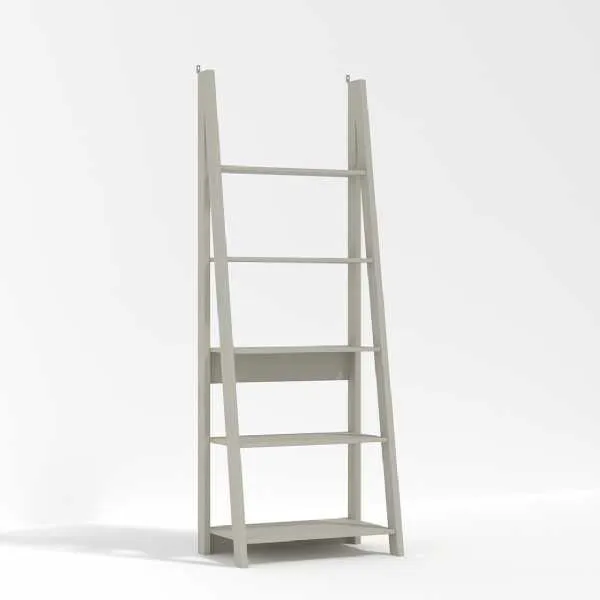 Tiva Ladder Bookcase Grey