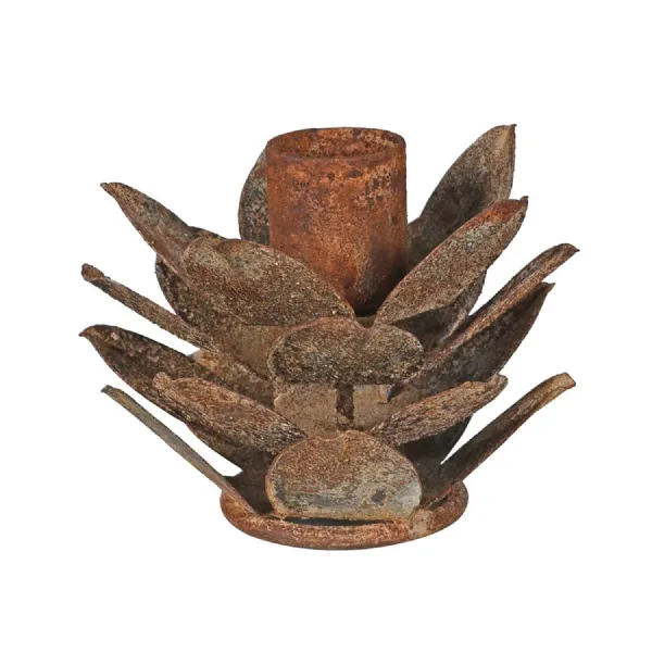 Rustic Artichoke Candle Stand