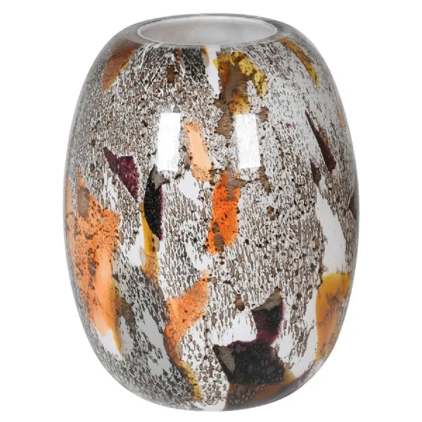 Large Abstract Glass Vase