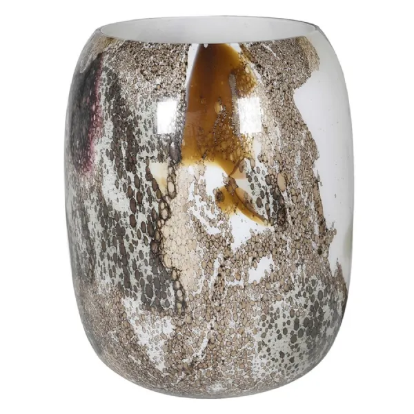 Multi Coloured Glass Vase