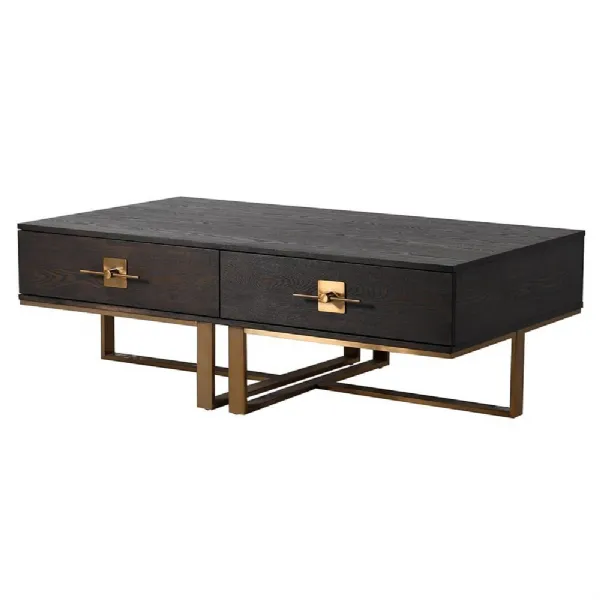 Brushed Gold St. St. Cof. Table