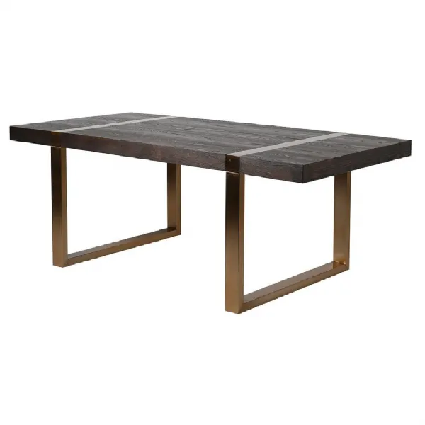 Brushed Gold St. St. Din. Table