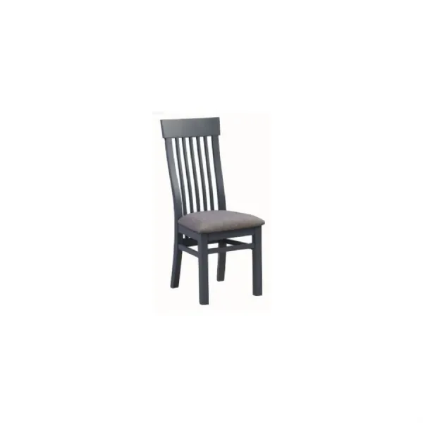 Travis Solid And Blue Dining Chair Pair