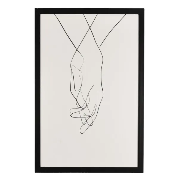 Holding Hands Framed Picture