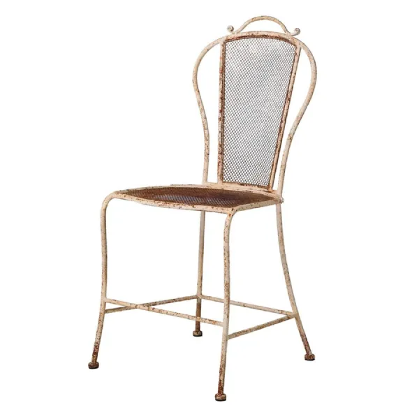 Rustic Garden Iron Chair