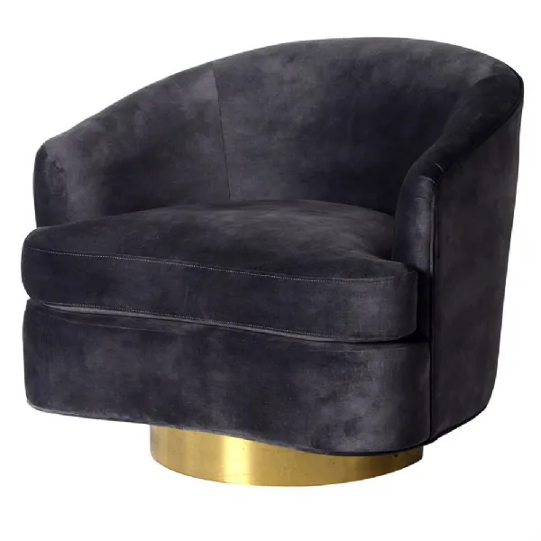 Slate Grey Swivel Chair