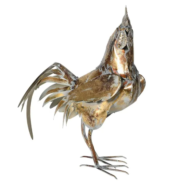 Golden Cockerel Sculpture