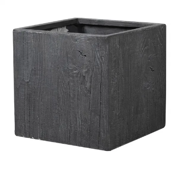 Square Dark Grey Planter