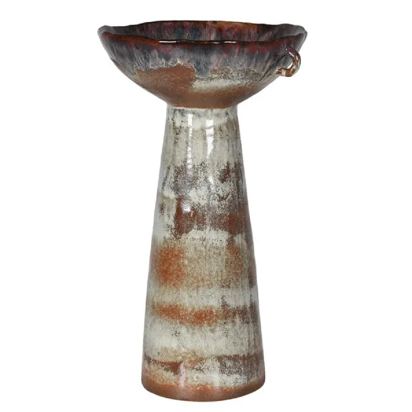 Brown Ombre Pedestal Bowl