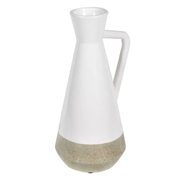 White Liberec Jug Vase