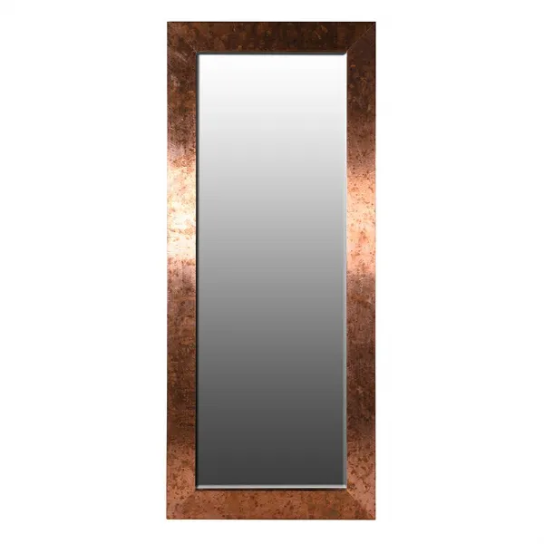 Wide Frame Copper Mirror