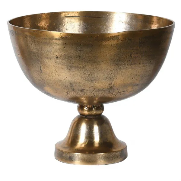 Distressed Gold Wine Cooler