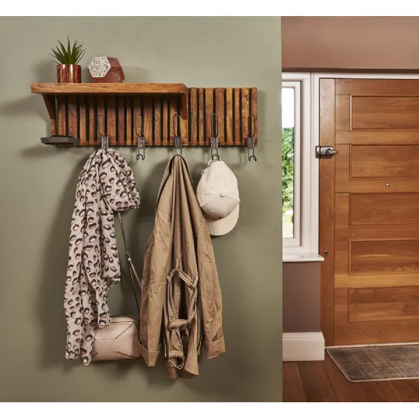 Versatile Coat Hook w Shelf
