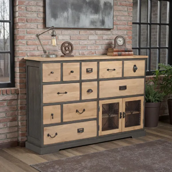 Vintage Industrial Multi Drawer
