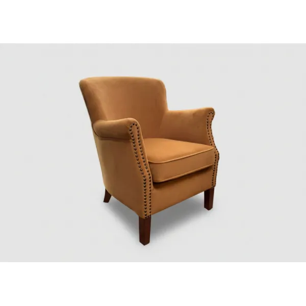 Cromarty Armchair In Brushed Gold