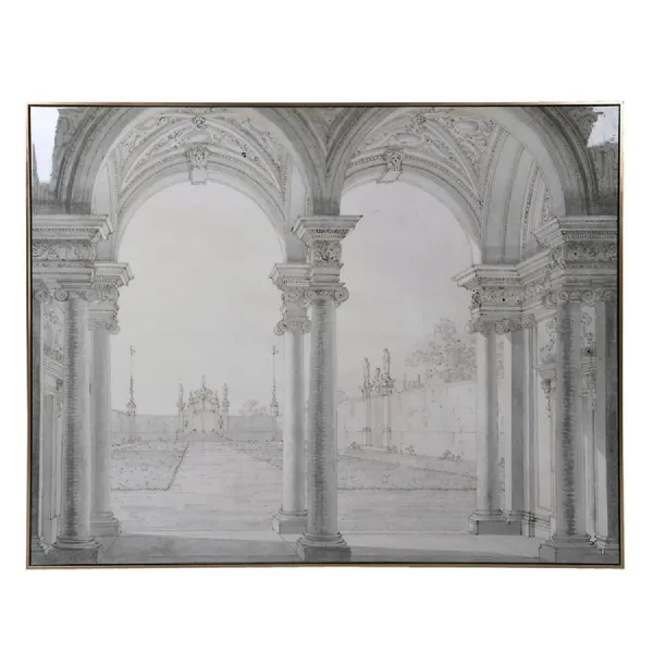 Baroque Colonnade Wall Art