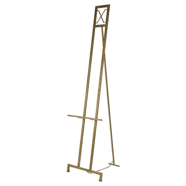 Large Gold Metal Easel