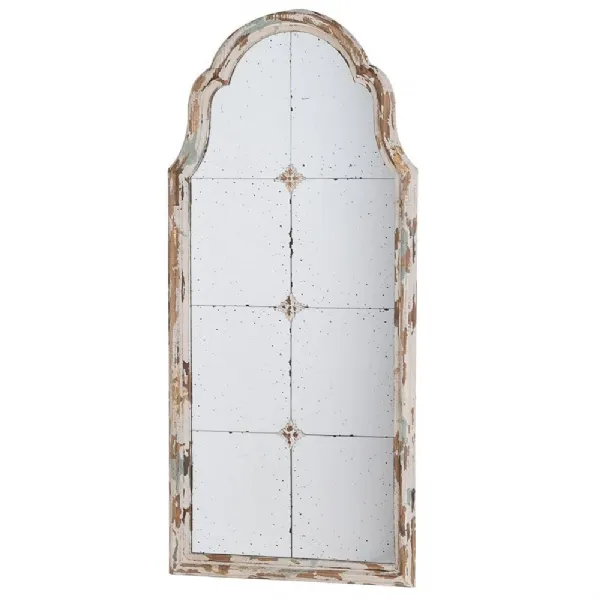 Tall Crm Distressed Mirror